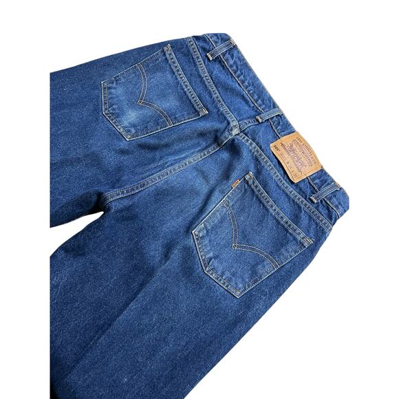 Vintage Levi’s 505 Regular Fit Straight Leg Jeans Blue Denim 34x30 Actual 32x31 - Picture 11 of 13